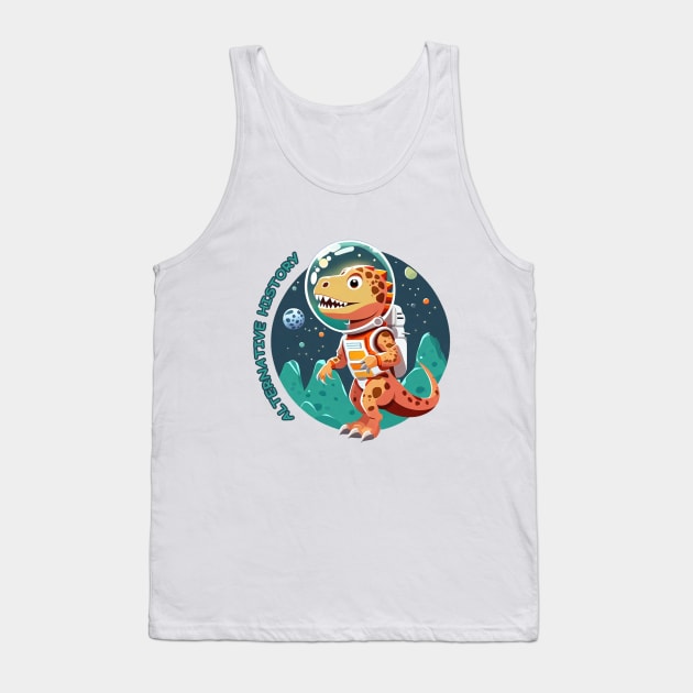 dinosaur astronaut Tank Top by Rashcek